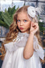 A GLIMMERING DREAM DRESS FOR LITTLE PRINCESSES FOR BIRTHDAY WEDDING SPECIAL OCCASION DRESS