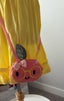 APPLE DRESS WITH MATCHING BAG