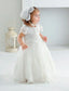 BABY GIRL LONG LACE DRESS WITH BONNET FOR CHRISTENING WEDDING AND BIRTHDAY DRESS 0-2 YEARS