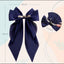 BIG PEARL SATIN LAYERED HAIR BOWS FOR GIRLS