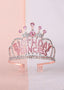 BIRTHDAY PRINCESS LETTER CROWN HEADBAND RHINESTONE DECOR GLITTER CRYSTAL HAIR ORNAMENT BIRTHDAY PARTY HAIR DECORATION