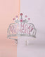 BIRTHDAY PRINCESS LETTER CROWN HEADBAND RHINESTONE DECOR GLITTER CRYSTAL HAIR ORNAMENT BIRTHDAY PARTY HAIR DECORATION