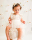 BUTTERFLY ANGEL WING LACE AND TULLE DETAILED DRESS WITH SPARKLING FLORAL HAIR CLIP PERFECT FOR BIRTHDAYS WEDDINGS AND CHRISTENINGS