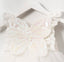 BUTTERFLY ANGEL WING LACE AND TULLE DETAILED DRESS WITH SPARKLING FLORAL HAIR CLIP PERFECT FOR BIRTHDAYS WEDDINGS AND CHRISTENINGS