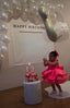 CRYSTAL EMBELLISHED BOW NEON PINK SPECIAL OCCASION DRESS