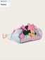 DISNEY MINNIE MOUSE LIGHT BLUE GIRLS BELT BAG ADJUSTABLE SHOULDER STRAP LARGE CAPACITY CARTOON DESIGN STAR AND RAINBOWS