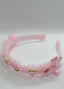 ELEGANT FLORAL DETAIL BOW TULLE HEADBAND