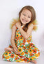 FLORAL PRINT JUMPSUIT WITH HAT
