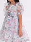 GIRLS ENCHANTING ORGANZA FLORAL DRESS
