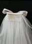 GIRLS SHORT VEIL FLOWER CROWN HEADPIECE WITH BOW SUITABLE FOR BIRTHDAY BRIDESMAIS AND FIRST COMMUNION