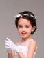 GIRLS WHITE SATIN BOW GLOVES FOR WEDDING BIRTHDAY PHOTOGRAPHY FIRST COMMUNION PRINCESS ELEGANT PARTY