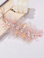 HAND WOVEN COPPER WIRE PEARL FLORAL HEADBAND SUITABLE BIRTHDAY WEDDING FOR GIRLS