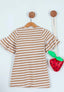 STRAWBERRY STRIPED DRESS SET