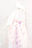PINK PURPLE WHITE WINGS OF JOY BUTTERFLY BIRTHDAY AND SPECIAL OCCASION DRESS WITH MATCHING BUTTERFLY TIARA ACCESSORY