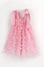PINK PURPLE WHITE WINGS OF JOY BUTTERFLY BIRTHDAY AND SPECIAL OCCASION DRESS WITH MATCHING BUTTERFLY TIARA ACCESSORY