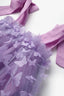 PINK PURPLE WHITE WINGS OF JOY BUTTERFLY BIRTHDAY AND SPECIAL OCCASION DRESS WITH MATCHING BUTTERFLY TIARA ACCESSORY