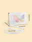 GLITTER BUTTERFLY KIDS SHOULDER BAG