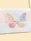 GLITTER BUTTERFLY KIDS SHOULDER BAG