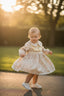 VINTAGE FLORAL GIRLS DRESS 9-24M