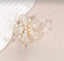 ROSE DETAILED PUFF SLEEVE LACE AND TULLE BEIGE DRESS PERFECT FOR BIRTHDAYS WEDDINGS AND CHRISTENINGS