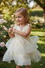 LAYERED TULLE SPECIAL OCCASION DRESS WITH SEQUIN BOW