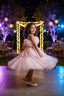 PEARL DETAILED PINK SPECIAL OCCASION PRINCESS DRESS