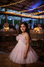 PEARL DETAILED PINK SPECIAL OCCASION PRINCESS DRESS