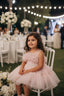 PEARL DETAILED PINK SPECIAL OCCASION PRINCESS DRESS