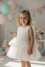 ELEGANT WHITE TULLE DRESS