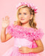 PRINCESS BIRTHDAY SPECIAL DAY DRESS WITH TAILED CROWN COMBINATION