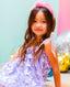 PINK PURPLE WHITE WINGS OF JOY BUTTERFLY BIRTHDAY AND SPECIAL OCCASION DRESS WITH MATCHING BUTTERFLY TIARA ACCESSORY