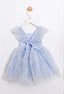 CRYSTAL QUEEN CROWN ACCESSORIZED MINT GREEN PINK WHITE BABY BLUE SPARKLING PRINCESS BIRTHDAY WEDDING SPECIAL OCCASION DRESS