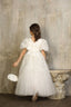 WHITE AND BLACK FAIRYTALE 3 PIECE PRINCESS DRESS BAG AND HAIR ACCESSORY LKSOD1229