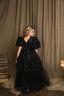 WHITE AND BLACK FAIRYTALE 3 PIECE PRINCESS DRESS BAG AND HAIR ACCESSORY LKSOD1229