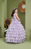 FAIRY-TALE INSPIRED LAYERED FLORAL PRINCESS WEDDING BIRTHDAY COMMUNION DRESS 7-11 YEARS