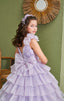 FAIRY-TALE INSPIRED LAYERED FLORAL PRINCESS WEDDING BIRTHDAY COMMUNION DRESS 2-6 YEARS