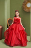 FLOWER DETAILED ENCHANTING WEDDING BIRTHDAY SPECIAL OCCASION DRESS 7-11 YEARS