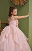 FLOWER DETAILED ENCHANTING WEDDING BIRTHDAY SPECIAL OCCASION DRESS 7-11 YEARS