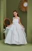 FLOWER DETAILED ENCHANTING WEDDING BIRTHDAY SPECIAL OCCASION DRESS 7-11 YEARS