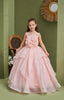 FLOWER DETAILED ENCHANTING WEDDING BIRTHDAY SPECIAL OCCASION DRESS 2-6 YEARS