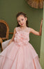 FLOWER DETAILED ENCHANTING WEDDING BIRTHDAY SPECIAL OCCASION DRESS 2-6 YEARS