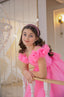 3D FLOWER DETAILED PUFFY ORGANZA TULLE BIRTHDAY WEDDING SPECIAL OCCASION DRESS 7-11 YEARS