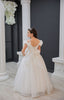 3D FLOWER DETAILED PUFFY ORGANZA TULLE BIRTHDAY WEDDING SPECIAL OCCASION DRESS 7-11 YEARS
