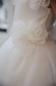 3D FLOWER DETAILED PUFFY ORGANZA TULLE BIRTHDAY WEDDING SPECIAL OCCASION DRESS 7-11 YEARS
