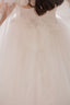 MADONNA COLLAR DETAIL 3D FLORAL DETAIL RELIGIOUS CEREMONY SPECIAL OCCASION DRESS
