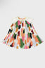 PALETTE DRESS WITH MATCHING HAIR ACCESSORY