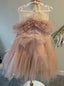 PEARL DETAILED PINK SPECIAL OCCASION PRINCESS DRESS