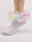 TUTU 3 PIECE PARTY SET WITH RUFFLED PARTY SOCKS COMBO- PINK BLACK MINT GREEN