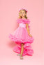 PRINCESS BIRTHDAY SPECIAL DAY DRESS WITH TAILED CROWN COMBINATION