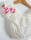 RUFFLED BOW DETAILED PATTERNED PANTS BLOUSE 2 PIECE SET